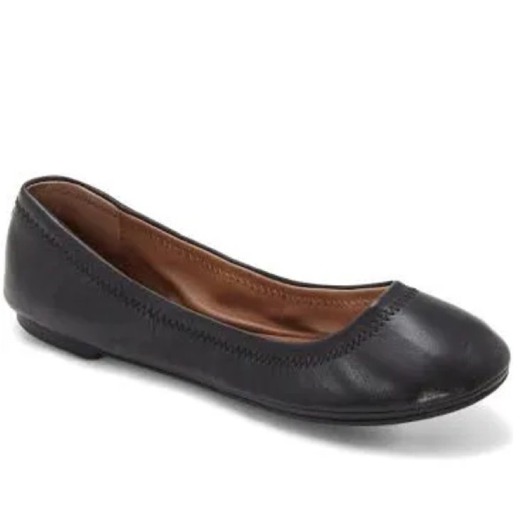 Like New Lucky Brand Black Emmie Ballet Flats